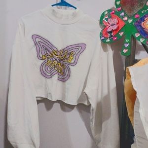 Karma and Magic Crop Top Sweater shirt
